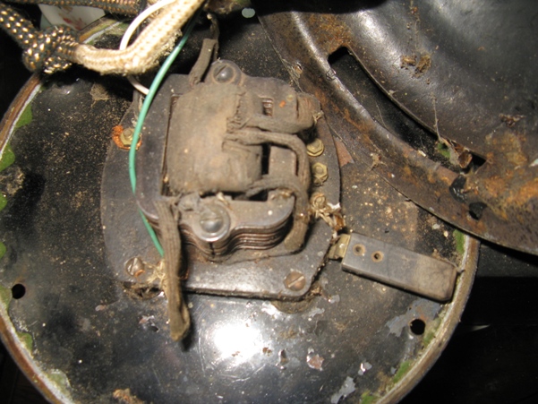 Unrestored Coil Top View